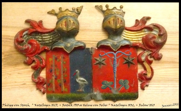 Wappen Ph. von Storch und H. von Ferber